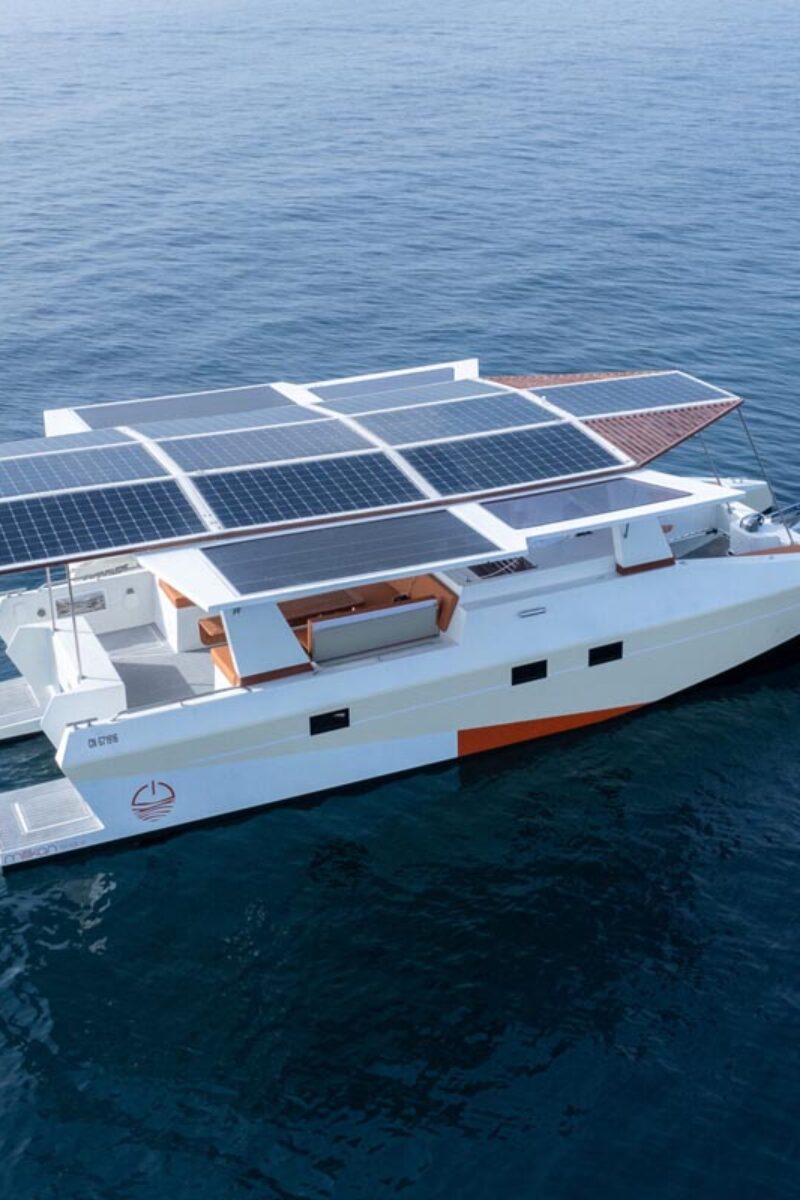 catamaran électrique Millikan Boats M9 à Saint-Mandrier (Var)