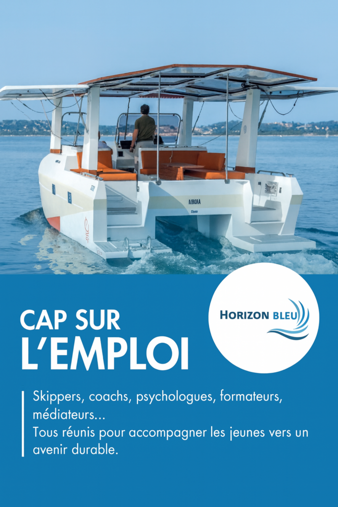 affiche Horizon bleu, programme consacré aux métiers de la mer